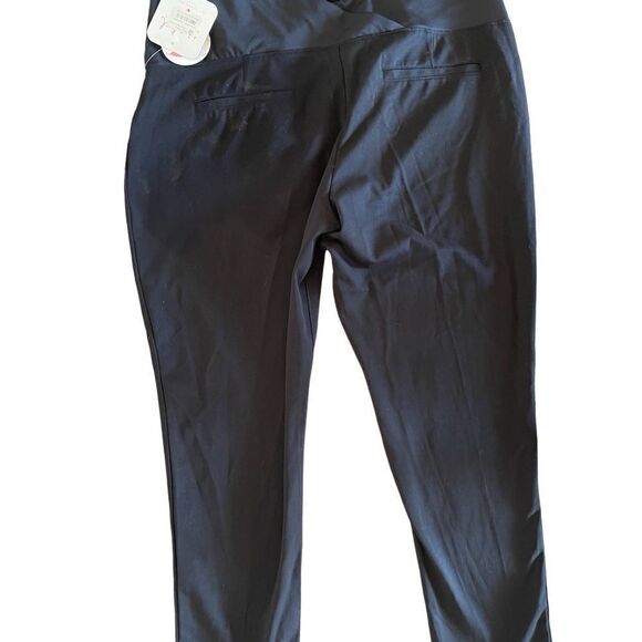 Isabel by isabel&Ingrid black over the belly maternity skinny ankle pants sz 14 - Picture 2 of 8